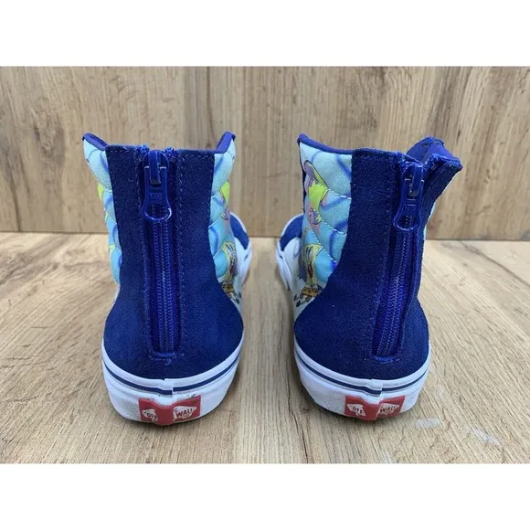 VANS X SPONGEBOB SKATE SK8-HI SNEAKERS SHOES Lace Up Zip 2021 Juniors  7