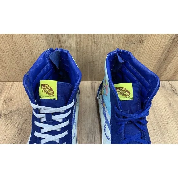 VANS X SPONGEBOB SKATE SK8-HI SNEAKERS SHOES Lace Up Zip 2021 Juniors  7