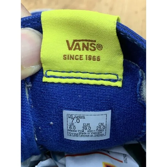 VANS X SPONGEBOB SKATE SK8-HI SNEAKERS SHOES Lace Up Zip 2021 Juniors  7