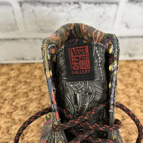 Vans Zio Ziegler ZZ Art Gallery High Skate Shoes Sk8 Men's 5 / Women's 6.5