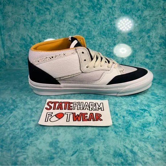 Vans Skate Half Cab Gray Black Men’s Suede Mid Top Shoes Sneakers Size 8