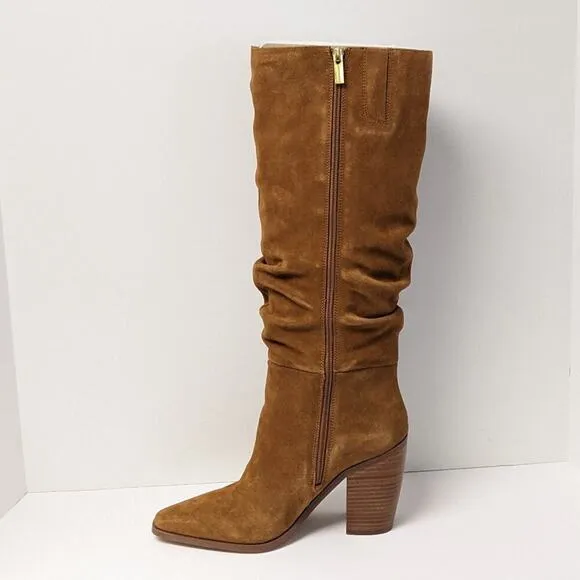 Vince Camuto Aprine Tall Slouch Boots, Golden Walnut, Women's 8.5