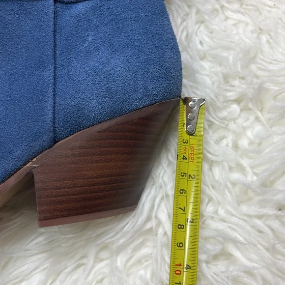 Vince Camuto Slouched Suede Western Boots Nerlinji Blue Slate
