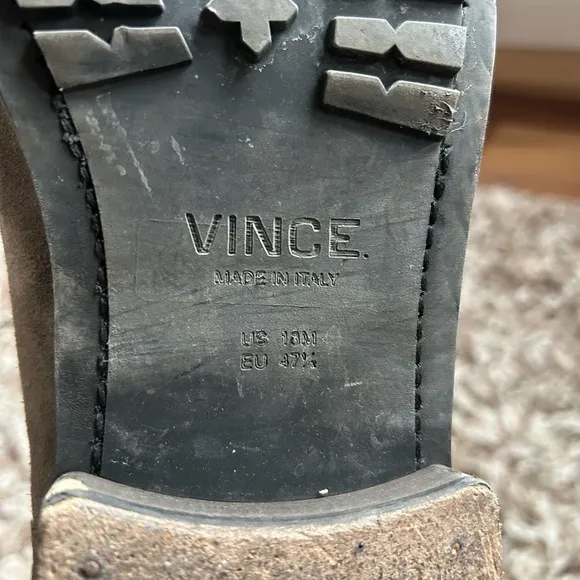Vince Crawford Suede Boots Size 13