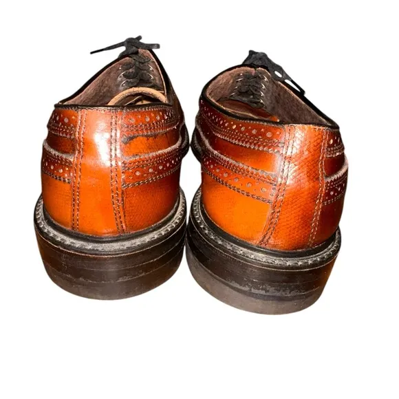 Vintage British Walkers Leather Wingtip Dress Shoes Size 11