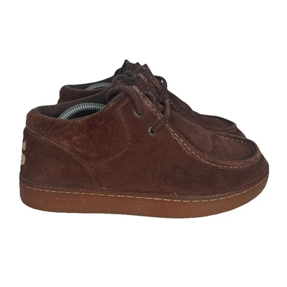 Vintage IPATH Mens Skate Shoes Brown Suede Chukka Boot Sz 10 US Y2K VTG
