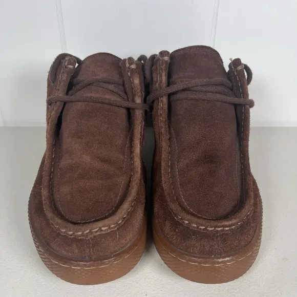 Vintage IPATH Mens Skate Shoes Brown Suede Chukka Boot Sz 10 US Y2K VTG
