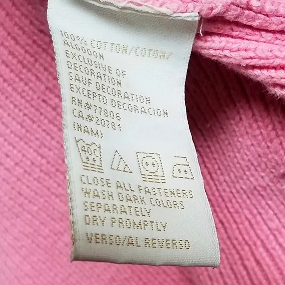 Vintage Retro Y2K Tommy Hilfiger Pastel Neon Pink Green Ribbed Pull-over Sweater