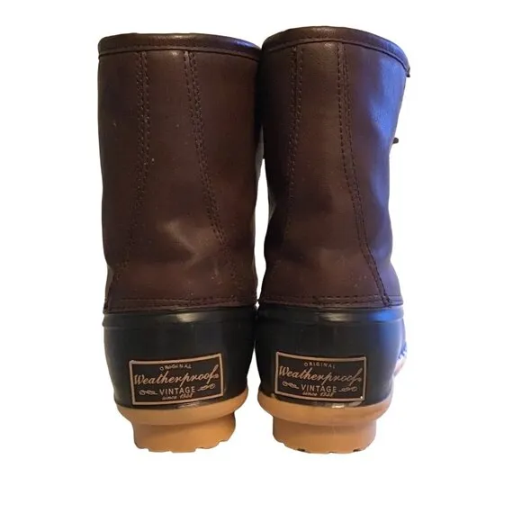 WEATHERPROOF VINTAGE- MENS RAIN BOOTS SIZE 10
