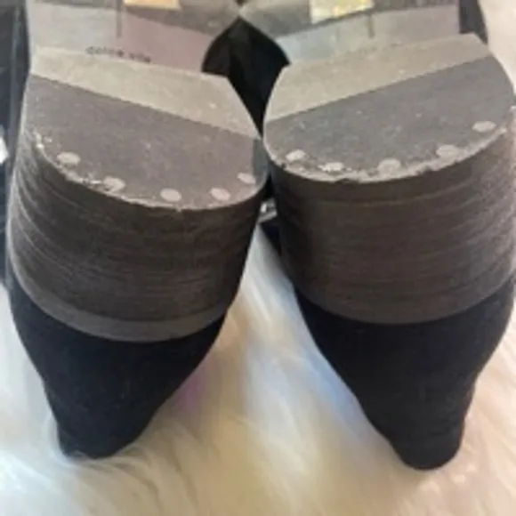 Women's Dolce Vita Black Suede Over The Knee Boots Size 8.5