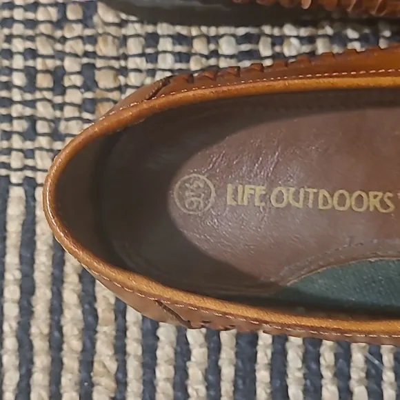 WOVEN LEATHER LOAFERS