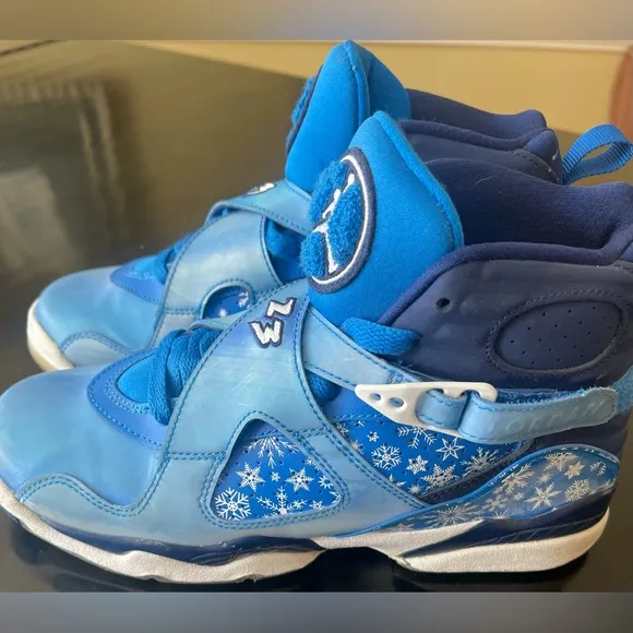 Youth 6.5Y Nike Air Jordan 8 VIII Retro GS Snowflake Blizzard Sneakers Shoes