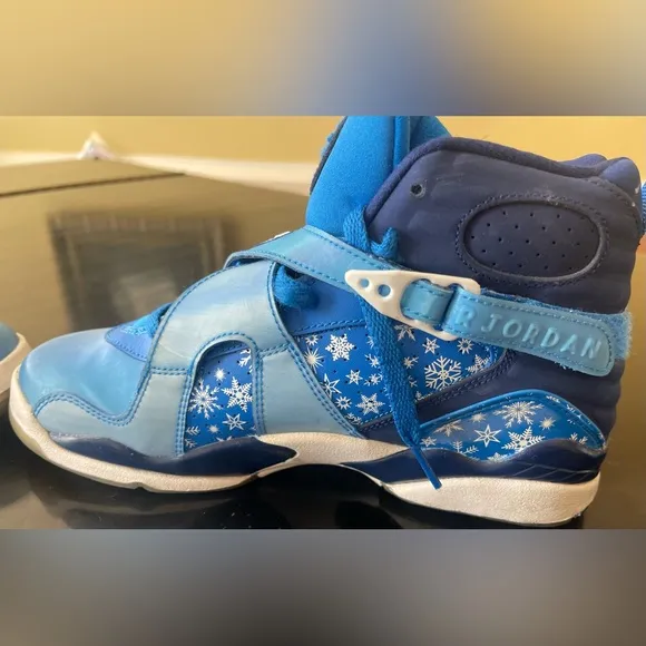 Youth 6.5Y Nike Air Jordan 8 VIII Retro GS Snowflake Blizzard Sneakers Shoes