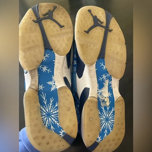Youth 6.5Y Nike Air Jordan 8 VIII Retro GS Snowflake Blizzard Sneakers Shoes