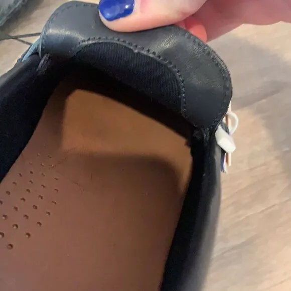 Zara navy blue shoes